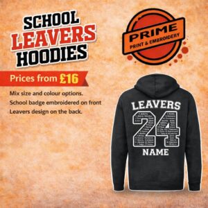 School leaver hoodie